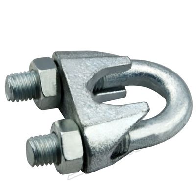 亜鉛 仕上げ USタイプ 工業用用 柔軟性のある電線ロープクリップ